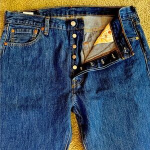 Levi Stratus and Company Buttonfly Blue Jeans